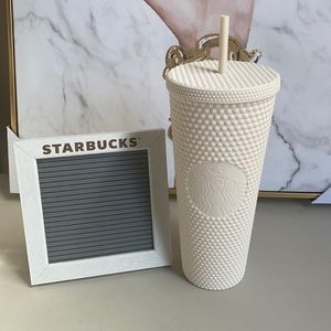 Starbucks Taiwan 2020 Matte White Studded 24Oz Tumbler